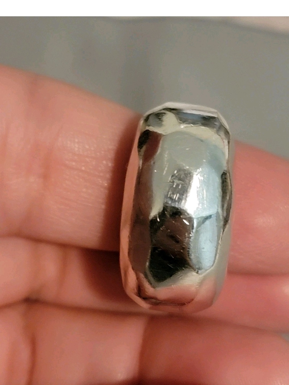 Silpada Hammered Dome Sterling Silver 925 Ring Size 10 - Picture 3 of 8